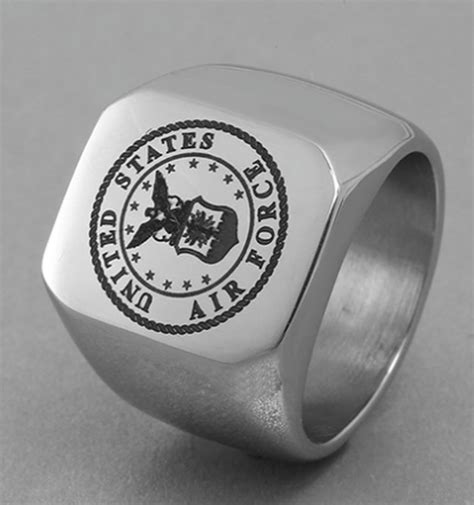 Matrooy Usa Military Ring United States Marine Corps Us Army Men Signet Stainless New Air Force