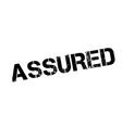 Assured Rubber Stamp Royalty Free Vector Image