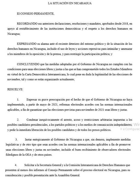 Qué Países No Condenaron En La Oea Las Violaciones A Los Derechos