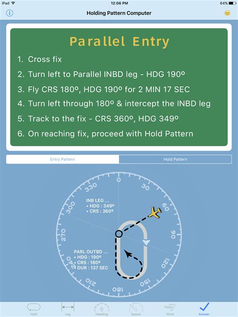 New App Helps Ifr Pilots Calculate Holding Patterns Ipad Pilot News