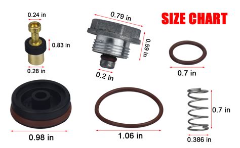 N008792 Air Compressor Regulator Repair Kit By Braveboy