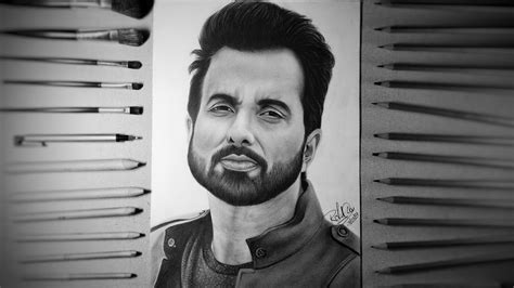 Sonu Sood Realistic Portrait Pencil Sketch Rohit Das Arts