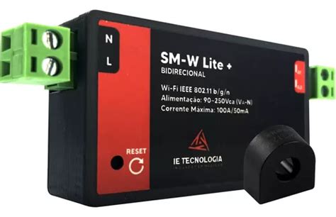 Medidor De Energia Trifásico Wifi De Baixo Custo Sm 3w Lite