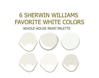 Creamy White Paint Palette L X Painted Color Samples Benjamin Moore