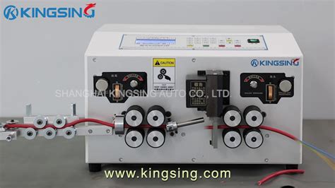 Automatic Wire Cutting Stripping Machine Youtube