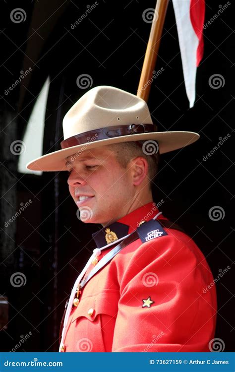 Canadian Mountie Editorial Stock Image Image Of Tourism 73627159