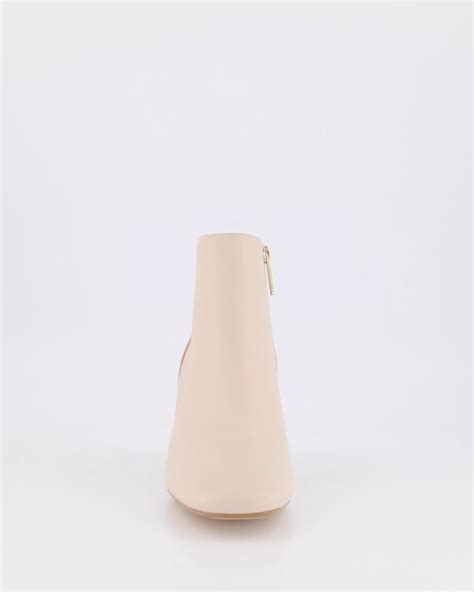 Buy BILLIE Nude Leather Boots Online At Shoe Connection