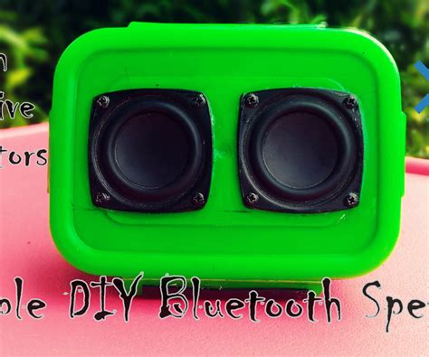 Simple Diy Bluetooth Speaker 5 Steps With Pictures Instructables