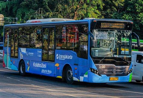 Info Jalur Rute Transjakarta Busway Lengkap Kendaraan Gambar Lama