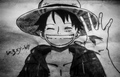 Luffy (old drawing) : r/OnePiece