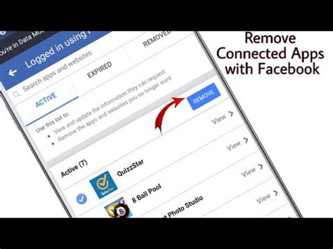 How To Remove Apps Games Connected With Facebook Account YouTube