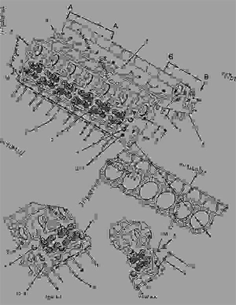 3505438 Cylinder Block Group Engine Marine Caterpillar C32 C32 Marine Engine Rnd00001 Up