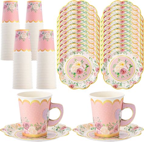 Amazon Tioncy Pcs Tea Party Decorations Include Pieces