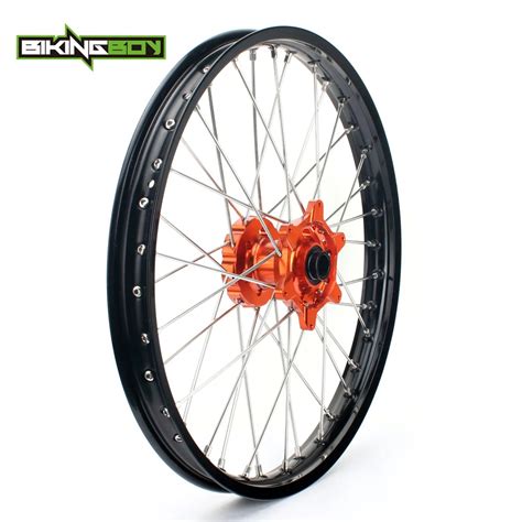 BIKINGBOY 1 6 X 21 36 Holes MX Motocross Front Supermoto Wheel Rim