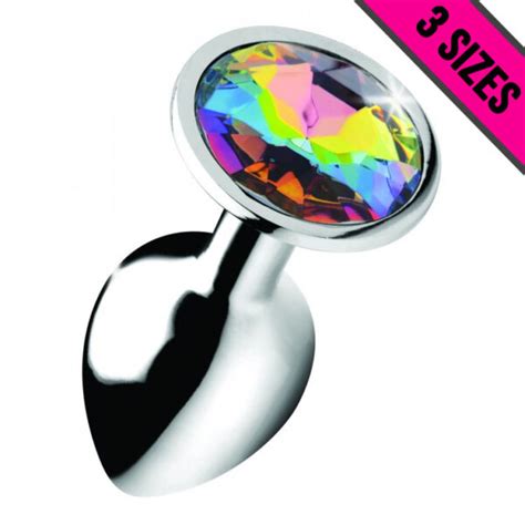 Booty Sparks Gem Anal Plug Rainbow Prism Janet S Closet