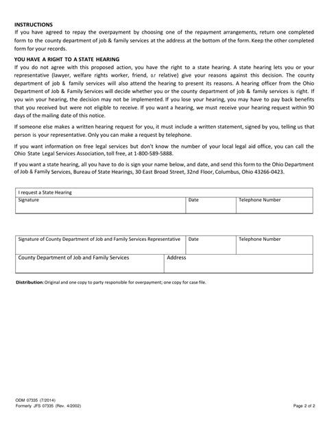 Form Odm07335 Fill Out Sign Online And Download Fillable Pdf Ohio Templateroller