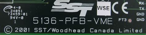 Used Woodhead Pfb Vme Interface Card V Pfbvme Sb