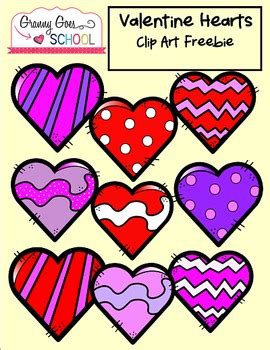 Valentine Hearts Freebie By Cindy Calenti TPT