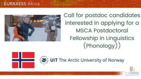 Call For Postdoc Candidates Interested In Applying For A Msca