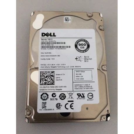 Disco DELL GB SAS K G Hot Plug X DR HPecas