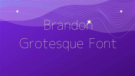 Brandon Grotesque Font Free Download