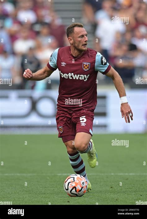 London, UK. 16th Sep, 2023. Vladimir Coufal of West Ham Utd during the ...