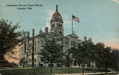 Lancaster County Courthouse Lincoln, NE Postcard