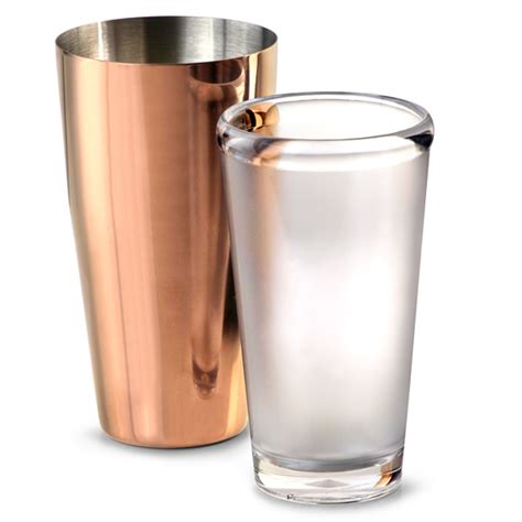 Urban Bar Rose Gold Plated Boston Cocktail Shaker Drinkstuff