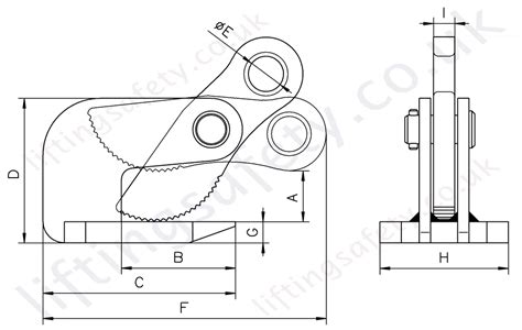 Camlok Thk Thin Sheet Horizontal Plate Clamps Range Kg To Kg