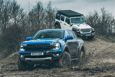 Ford Ranger Raptor Vs Jeep Wrangler Rubicon Video Review Autocar