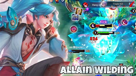 Allain Jungle Pro Gameplay Wolfing Volant Skin Arena Of Valor Li N