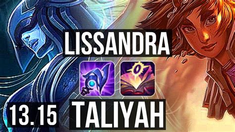 Lissandra Vs Taliyah Mid M Mastery Games Rank