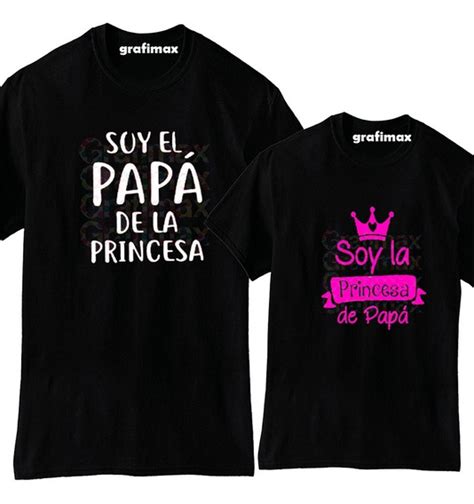 Pack De Poleras Padre E Hija Pap Mono Mono Chica Dia Del Padre