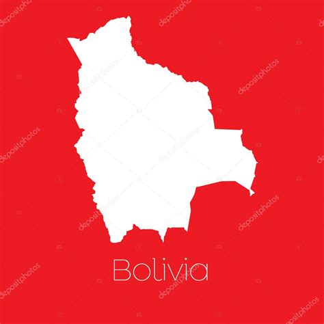 Map of the country of Bolivia Stock Vector by ©PaulStringer 83867088