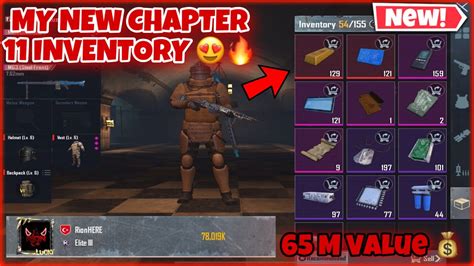 Metro Royale My New 80 M Inventory In Chapter 11 PUBG METRO ROYALE