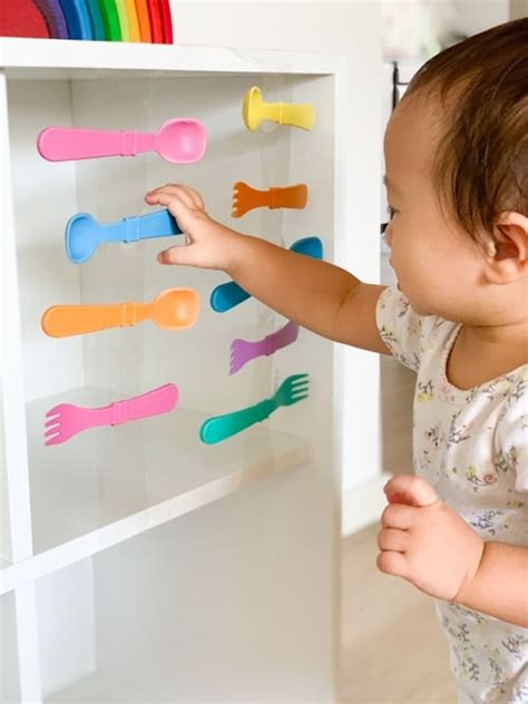 35 Easy And Fun Activities For 1 Year Olds Happy Tot Shelf