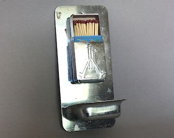 Metal Vintage Matchbox Holder - Etsy