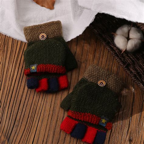 Kids Winter Warm Knitted Gloves Children Mittens Warm Winter - Etsy