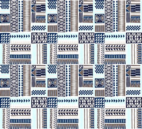 Tribal Vector Ornament Seamless African Pattern Ethnic Carpet With