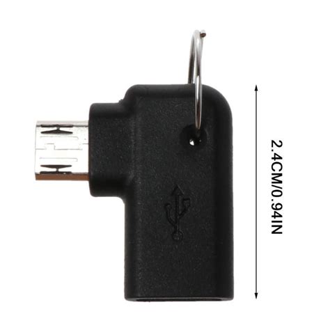 Portable Type C Female To Micro Usb Male Plug Charging Connector For