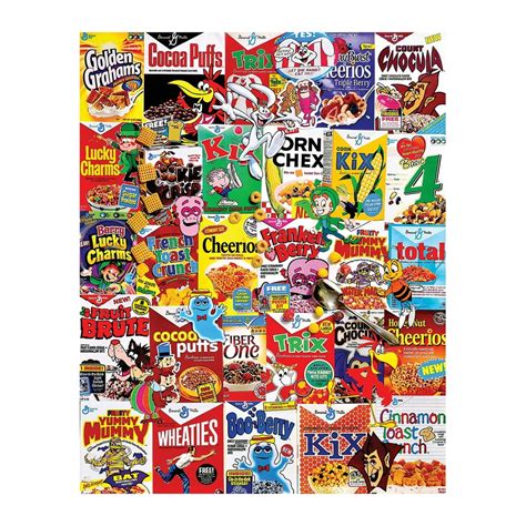 White Mountain Puzzles Cereal Boxes - 1000 Piece Jigsaw Puzzle ...