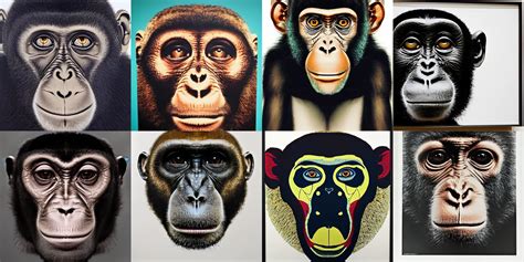 Portrait Of A Monkey As Seen By Damien Hirst Stable Diffusion Openart