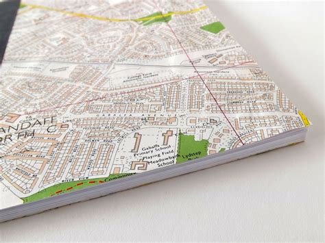 Whitchurch Cardiff Street Map 1984 2 Recycled Vintage Map Etsy