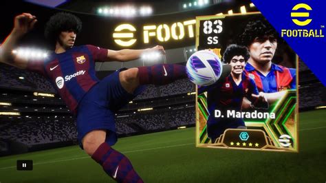 Efootball 2024 Legends Diego Maradona Fc Barcelona Version Unpack