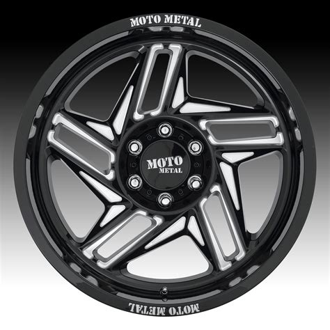 Moto Metal Mo Ripsaw Gloss Black Milled Custom Wheels Rims Mo