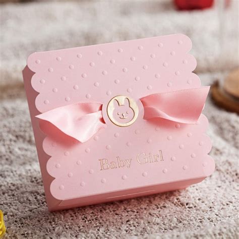 Cajas Rosada Para Baby Shower