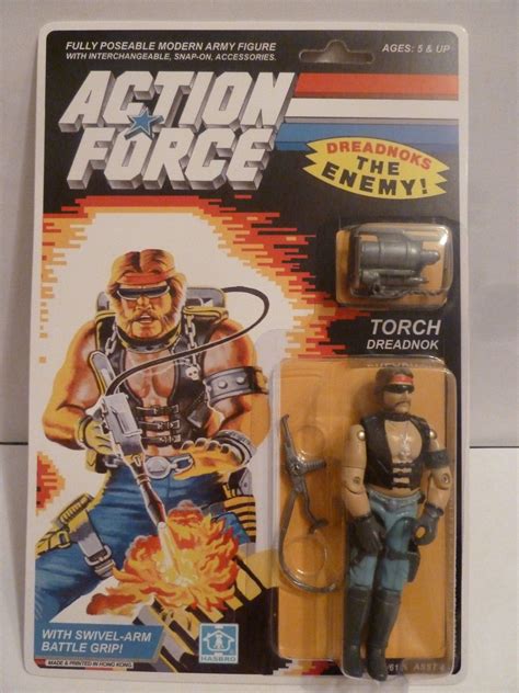 Action Force Gi Joe Dreadnok Torch Moc Mib Carded • £4900 Gi Joe