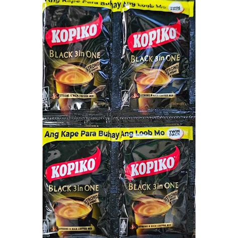 Kopiko Black In Twin Pack Coffee Mix Grams X Sachets Shopee