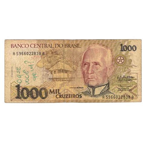 629818 Billete 1000 Cruzeiros Undated 199 Compra Venta En