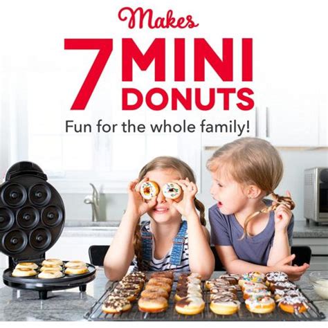 Dash Mini Donut Maker Machine For Kid Friendly Breakfast Snacks